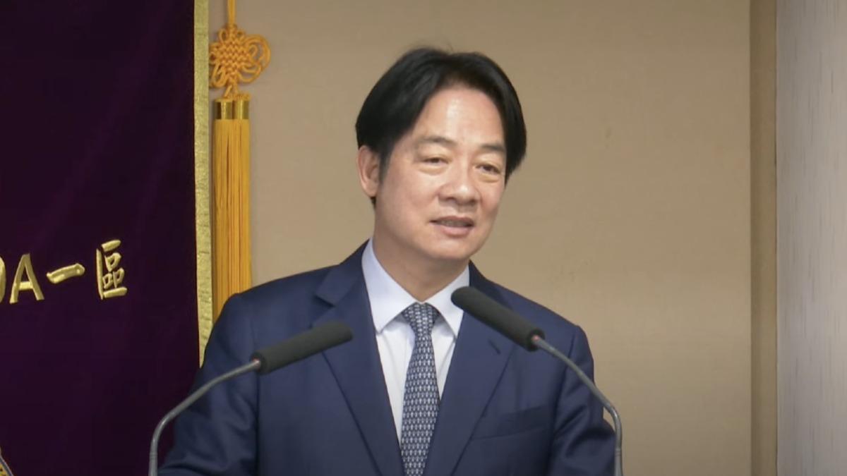 賴清德第四講提國防預算遭擋　轟在野「只要普發現金、其他故意都不要」