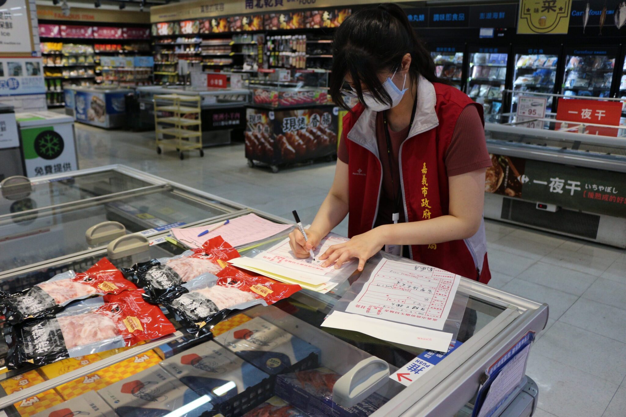 嘉義市加強市售豬肉抽驗及原產地標示稽查　捍衛市民食品安全