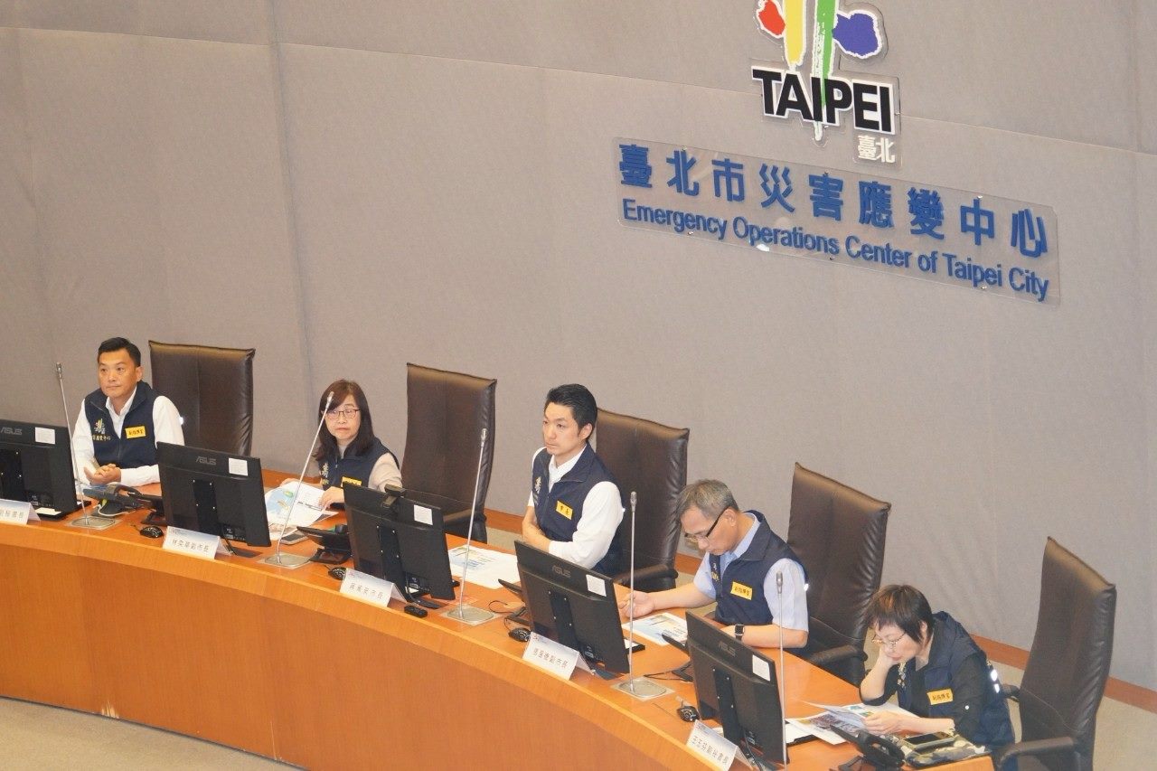 臺北市啟動楊柳颱風防颱應變　蔣萬安：全力確保市民安全