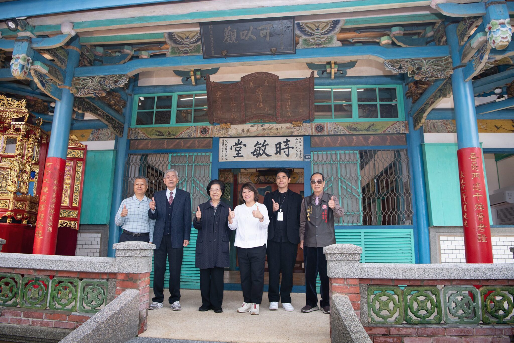 全台唯一戲臺兼家宅！ 歷史建築「原嘉義城隍廟戲臺（林宅）」正式亮相　黃敏惠：傳承嘉義市重要文化資產