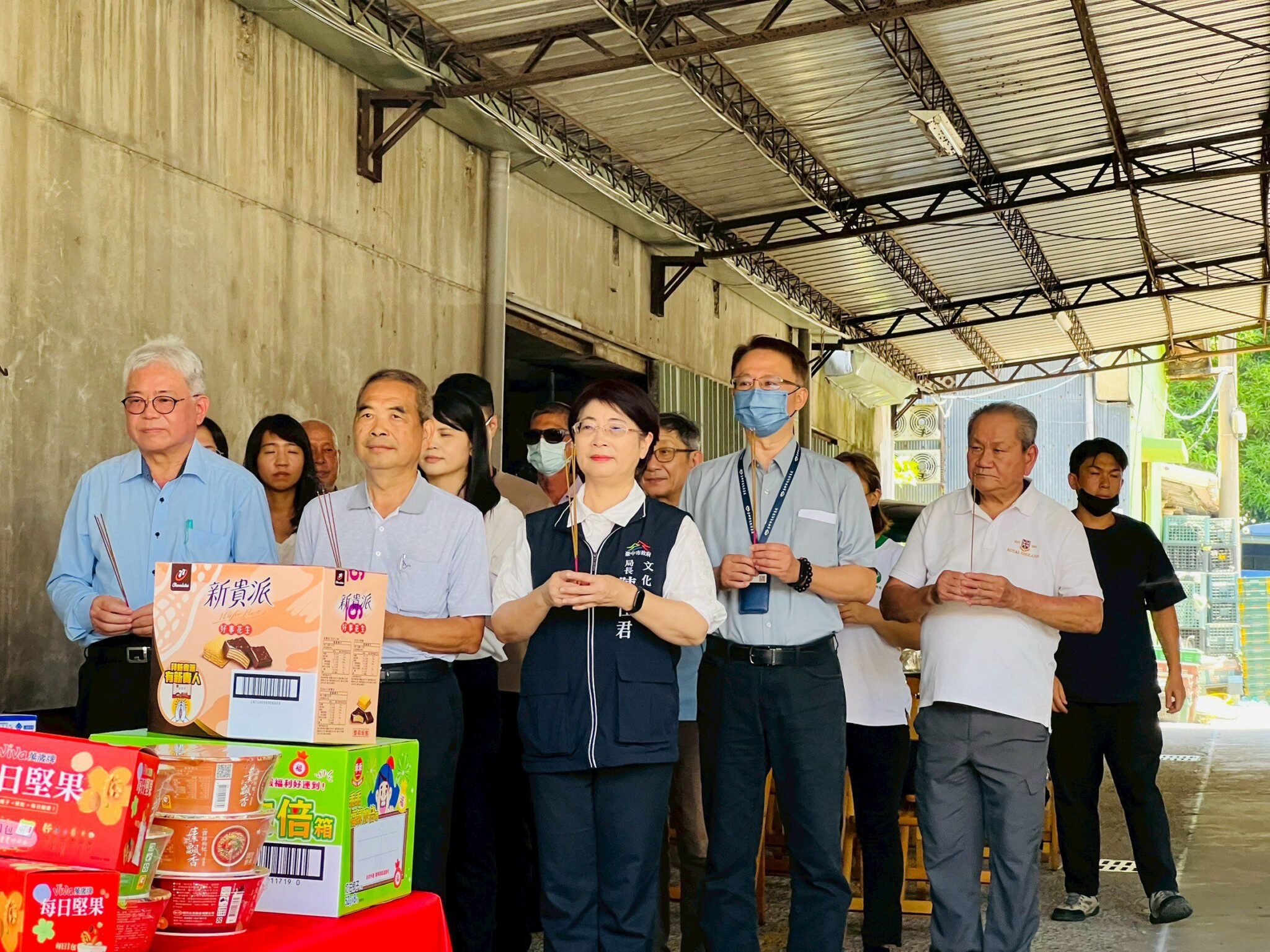 中市西屯一號穀倉開工祈福　文化局長：歷史建築迎來新生命