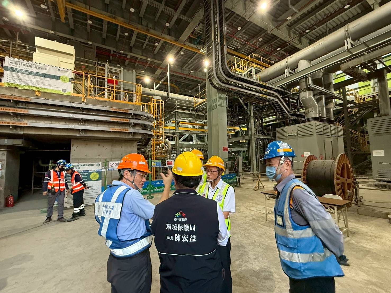 中市環保局長親率隊現勘中火燃氣機組　要求台電全面停機嚴格檢查