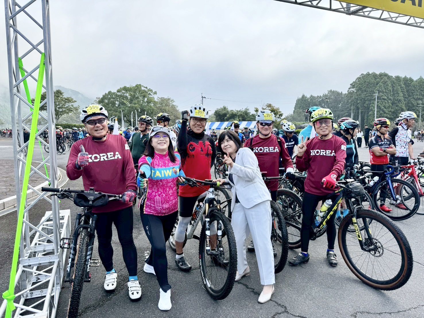 國際友誼再延續！　中市觀旅局受邀參與日本佐伯市自行車交流