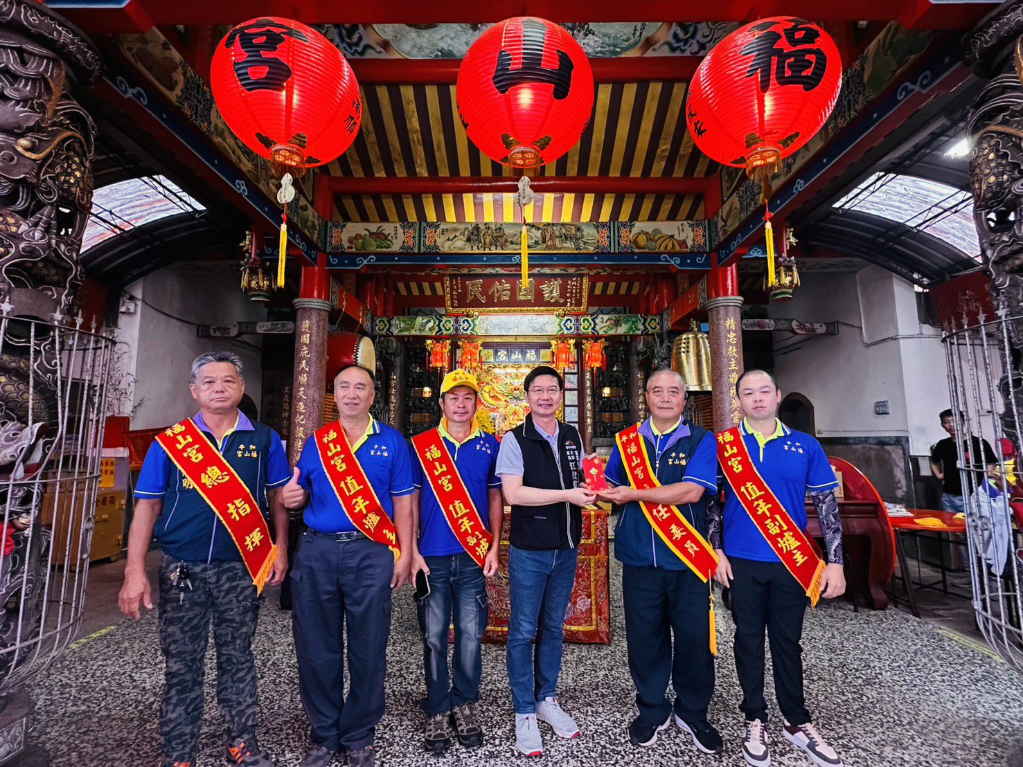 中市客委會主委護送三山國王鑾轎啟程　和平區福山宮謁祖進香祈平安