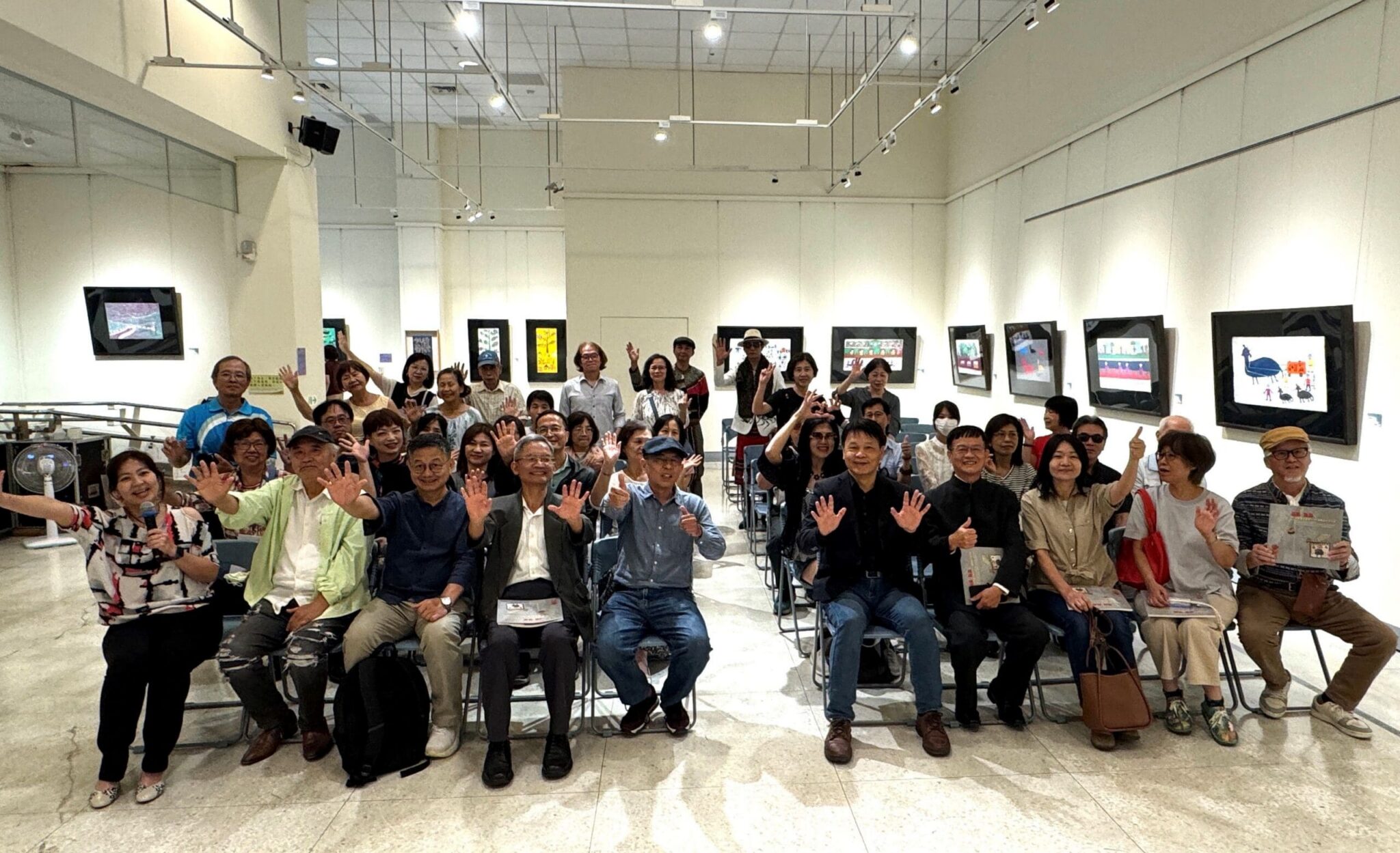 畫筆裡的青春少年兄！中市「鳥魚‧魚鳥」黃票生特展　帶您重返藝術初心