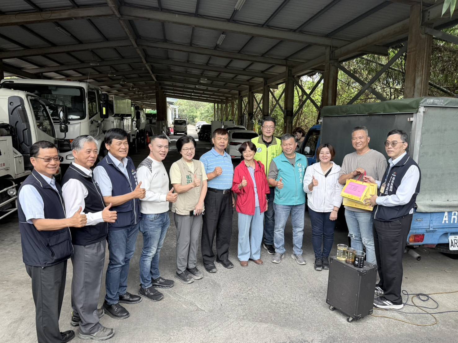 警消環衛委員會考察大里掩埋場　中市環保局審慎管理把守環境品質
