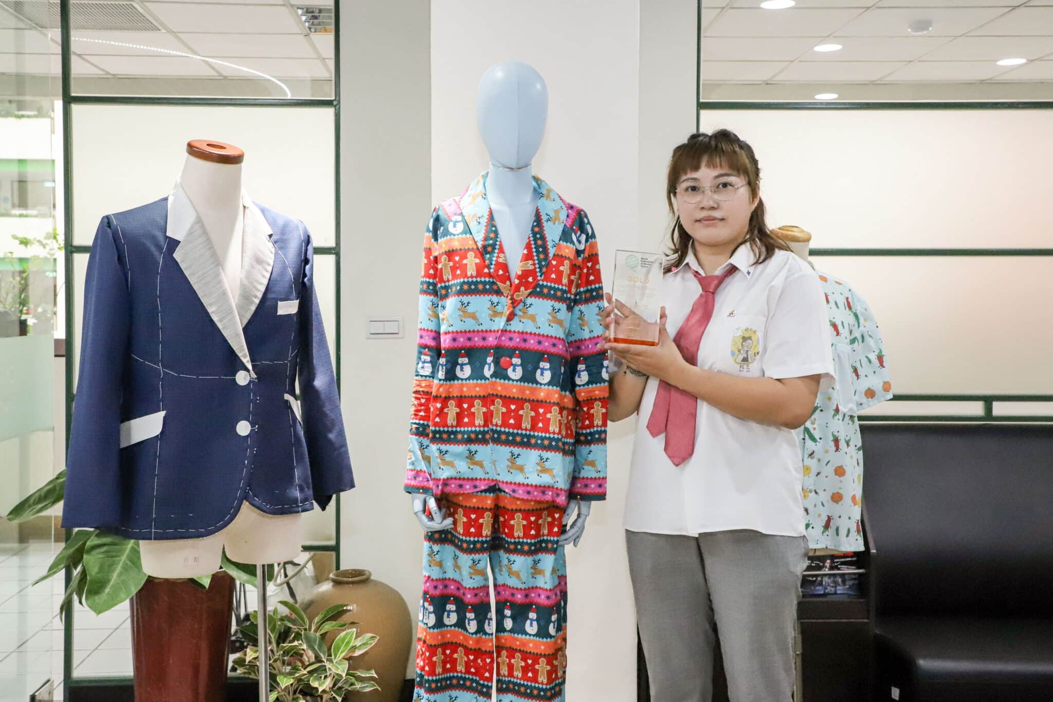 嘉義青創品牌登上國際舞台　陳詩婷奪世界洋服大賽青年組金牌