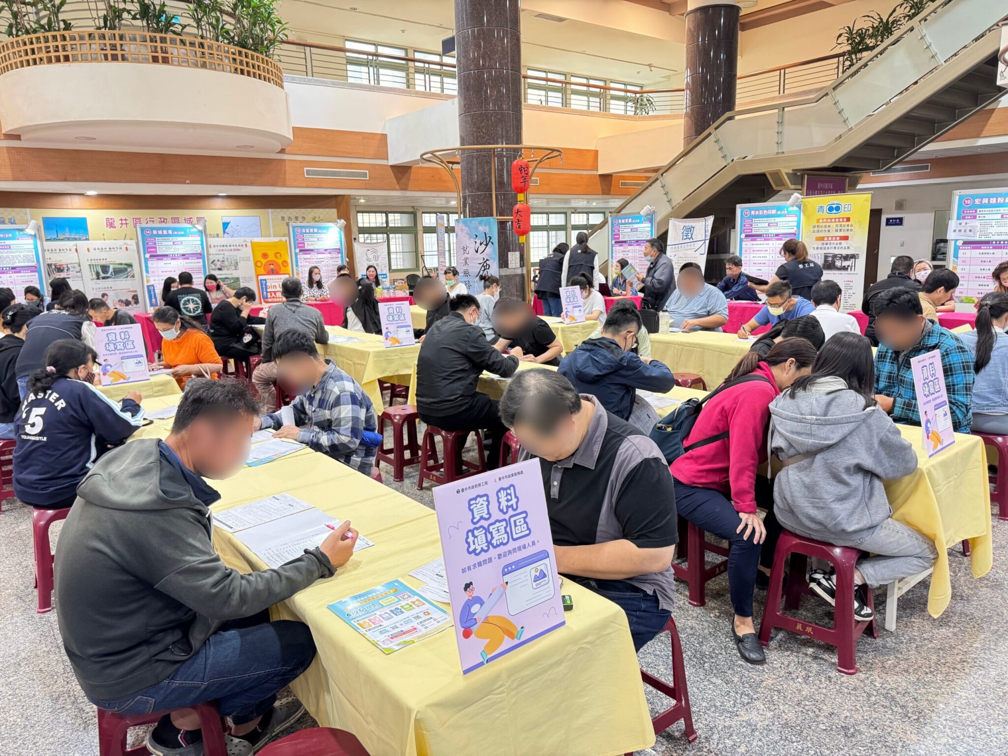 中市勞工局辦理海線徵才熱絡！　初步媒合率逾六成
