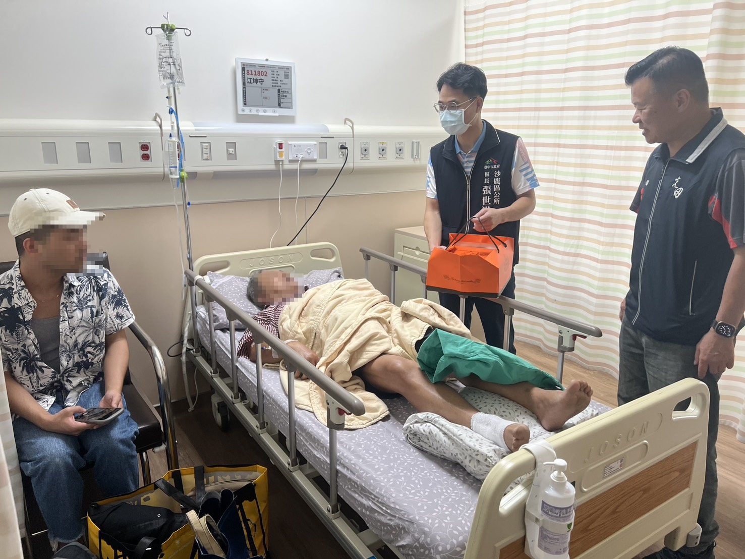 沙鹿連環車禍10傷 　中市府啟動關懷慰問傷者並提供協助