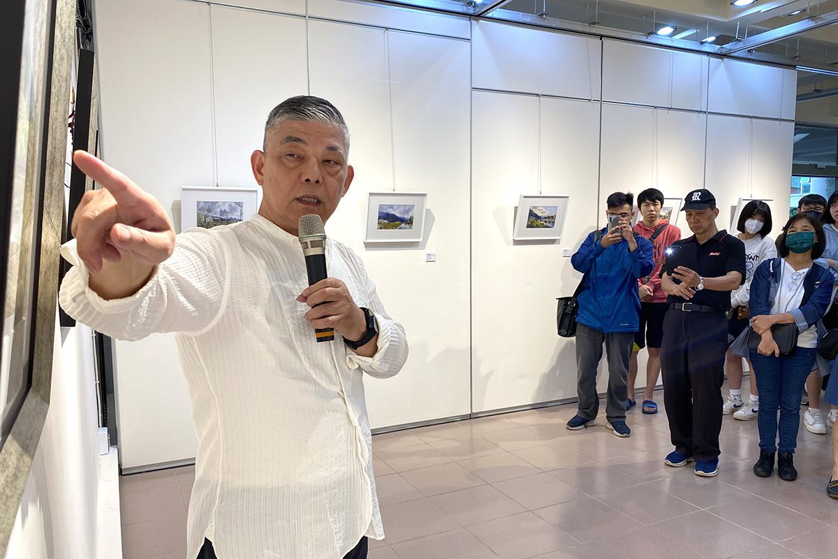 海大邀藝術家葉春新辦水彩創作展　《水色意境》再現人文記憶