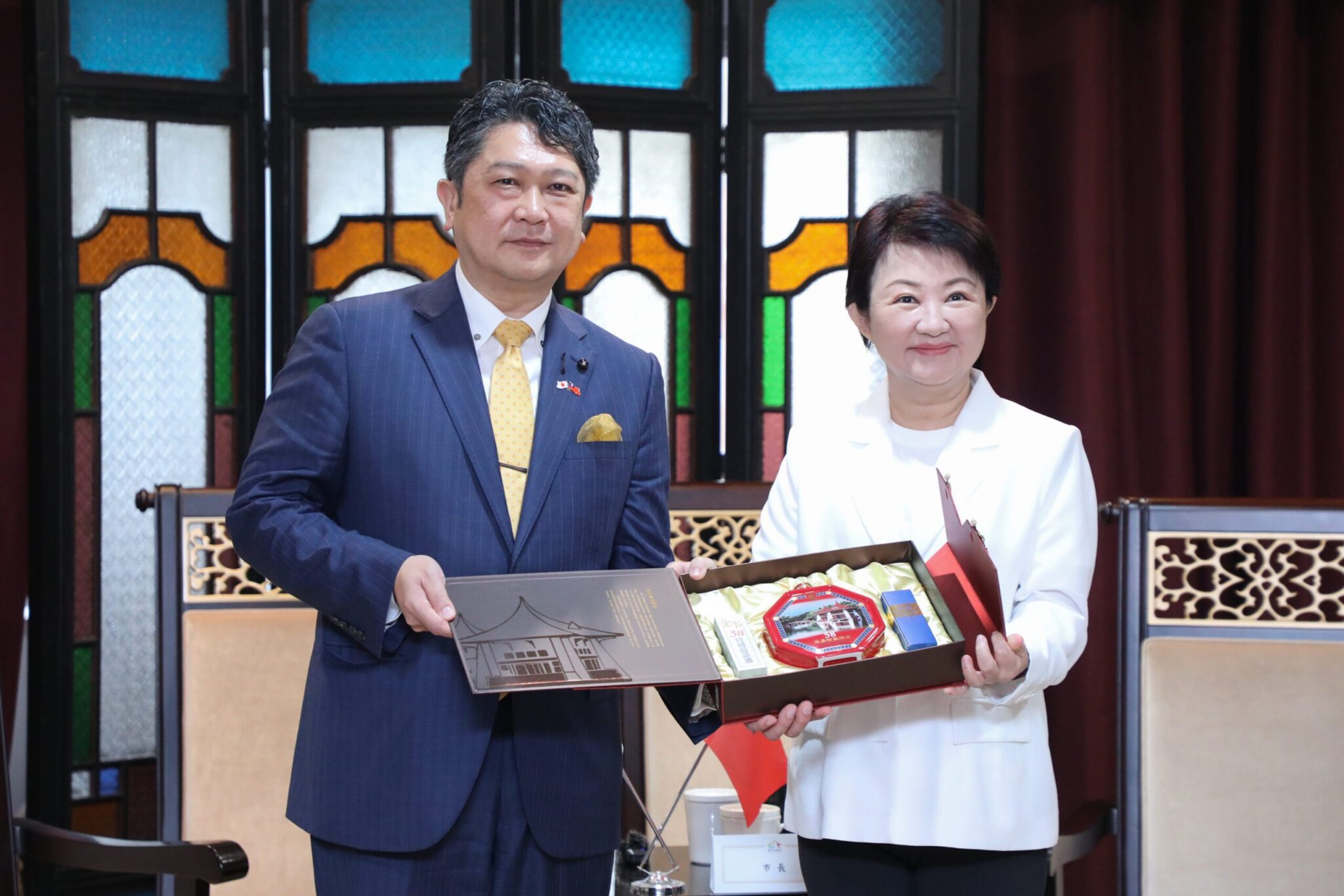 中市城市外交再+1！日本金澤市長村山卓蒞府拜會　盧市長：共同拓展國際對話廣深度