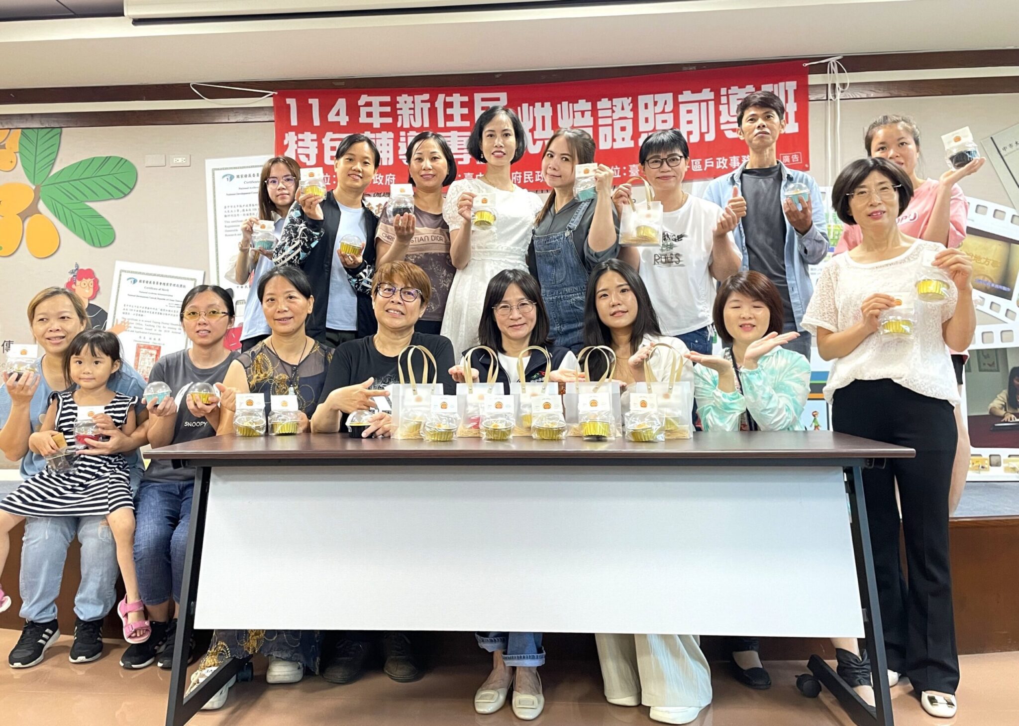 新住民「烘」出職場力！　太平戶所推烘焙證照前導班助攻就業夢