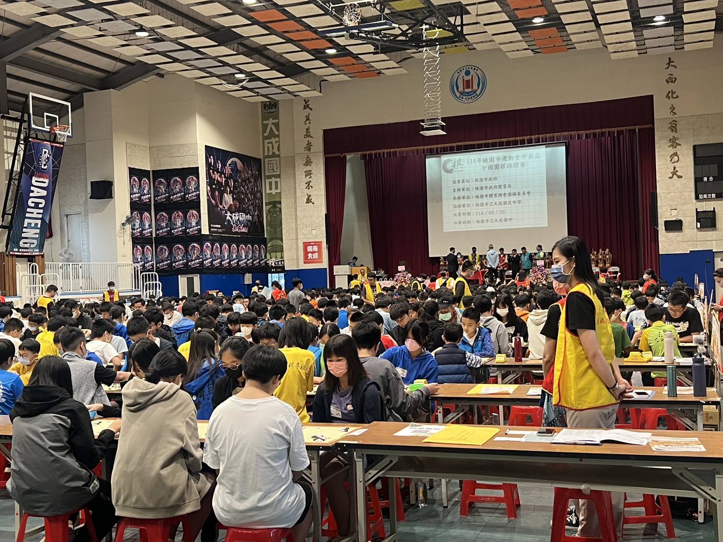 桃園市圍棋錦標賽在大成國中盛大舉行　視障棋士對弈展現無限可能