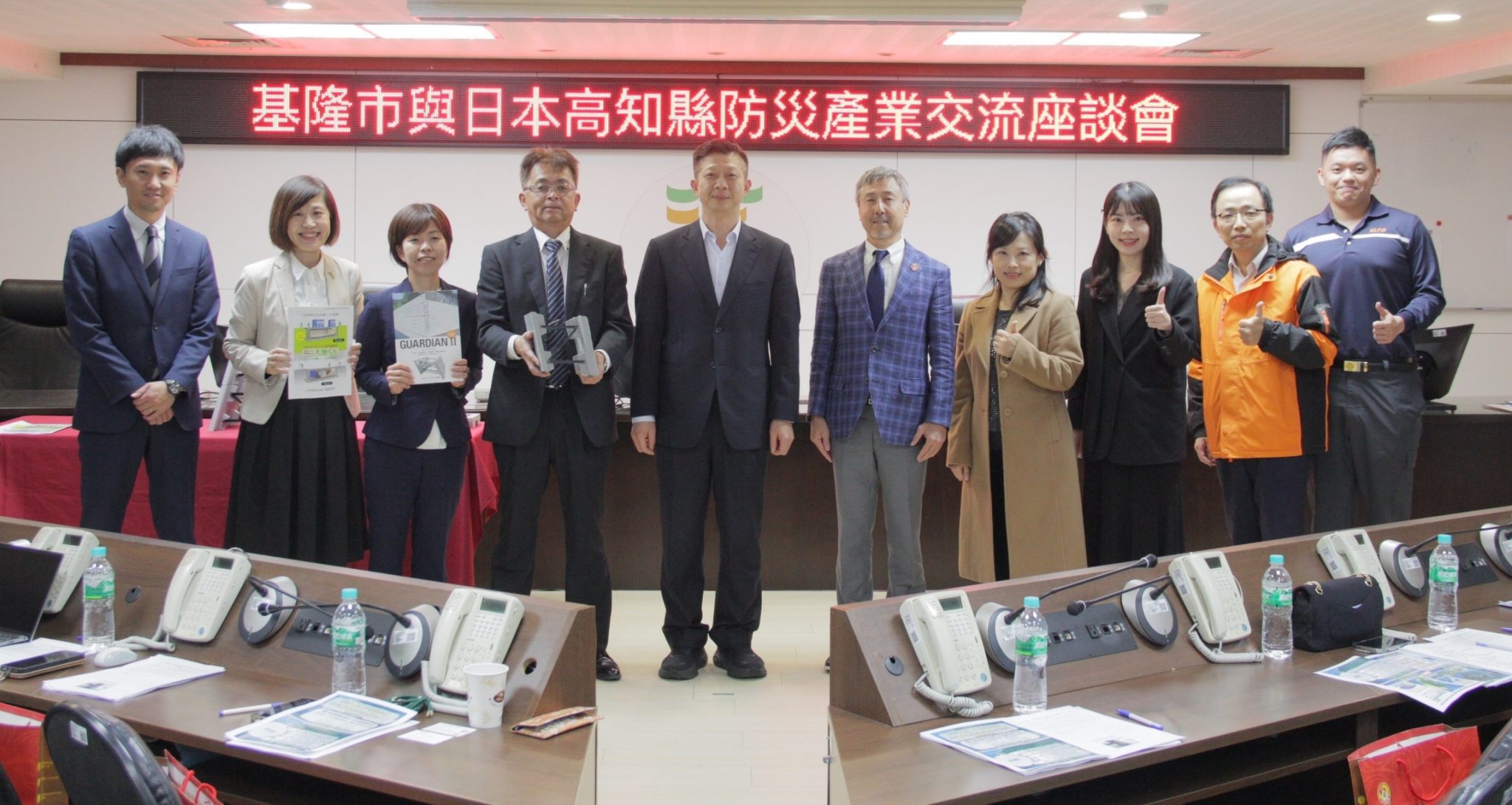日本高知縣防災產業造訪基隆市 分享創新工法與防災理念 日本高知縣防災產業造訪基隆市 分享創新工法與防災理念