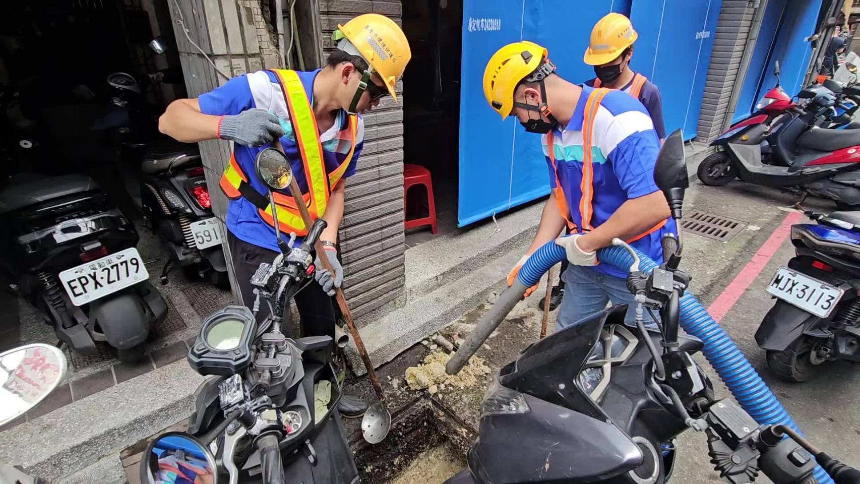 春雨迎端午　基隆清運清溝不打烊
