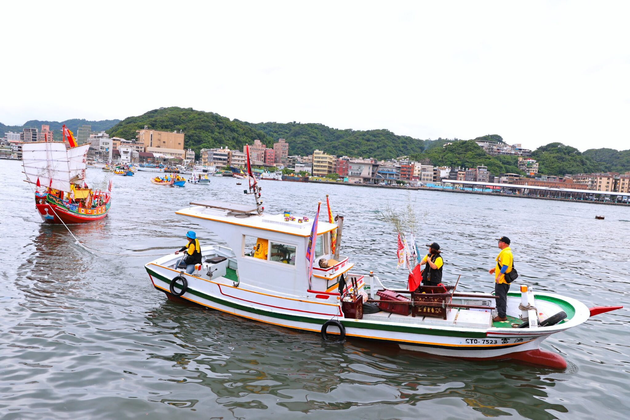 和平島王爺海上遊江盛典再現　邱佩琳讚文化傳承不輟