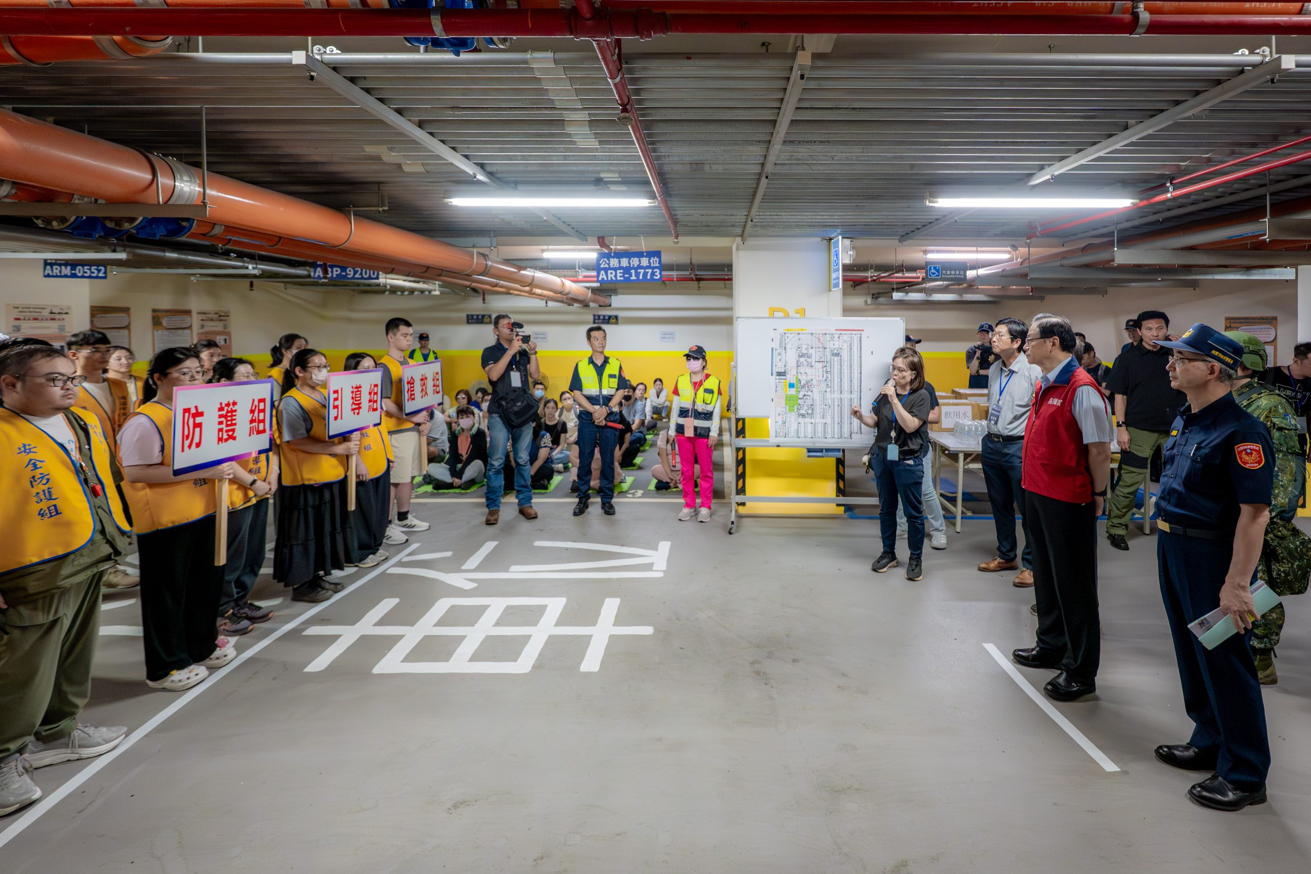 視導桃園2026城鎮韌性防空演習　張善政：精進跨機關應變救援能力