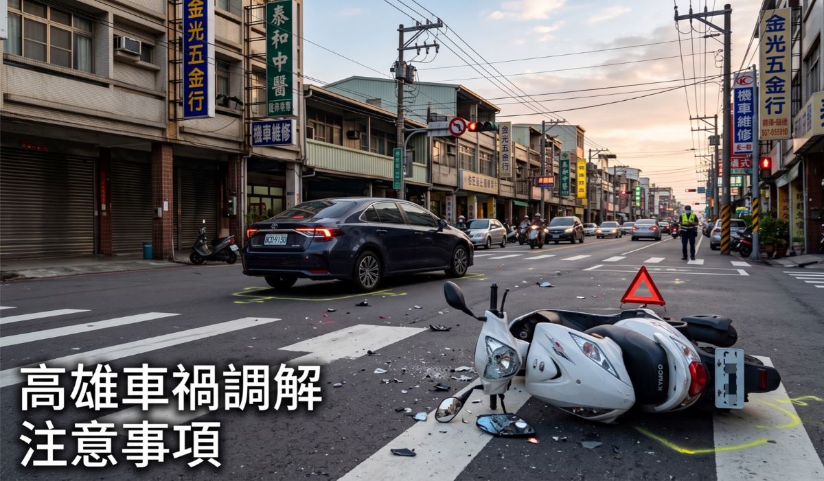 高雄車禍調解怎麼申請？流程與注意事項 thumbnail