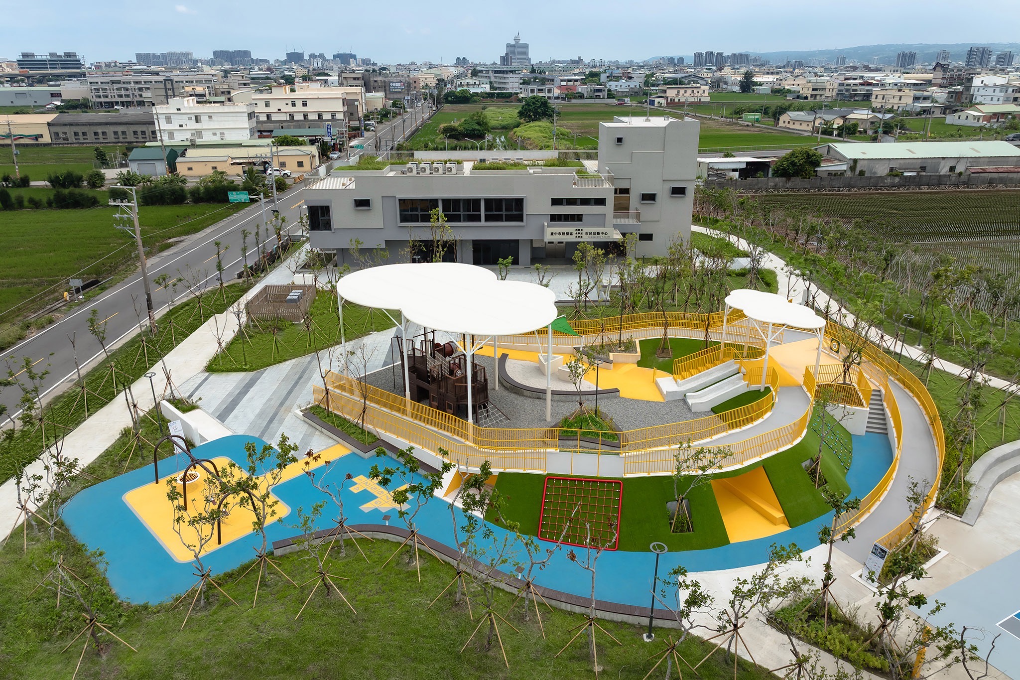 梧棲「鴨母寮公園」正式亮相！　中市府斥資1.3億元 打造「風」主題全齡共融新地標
