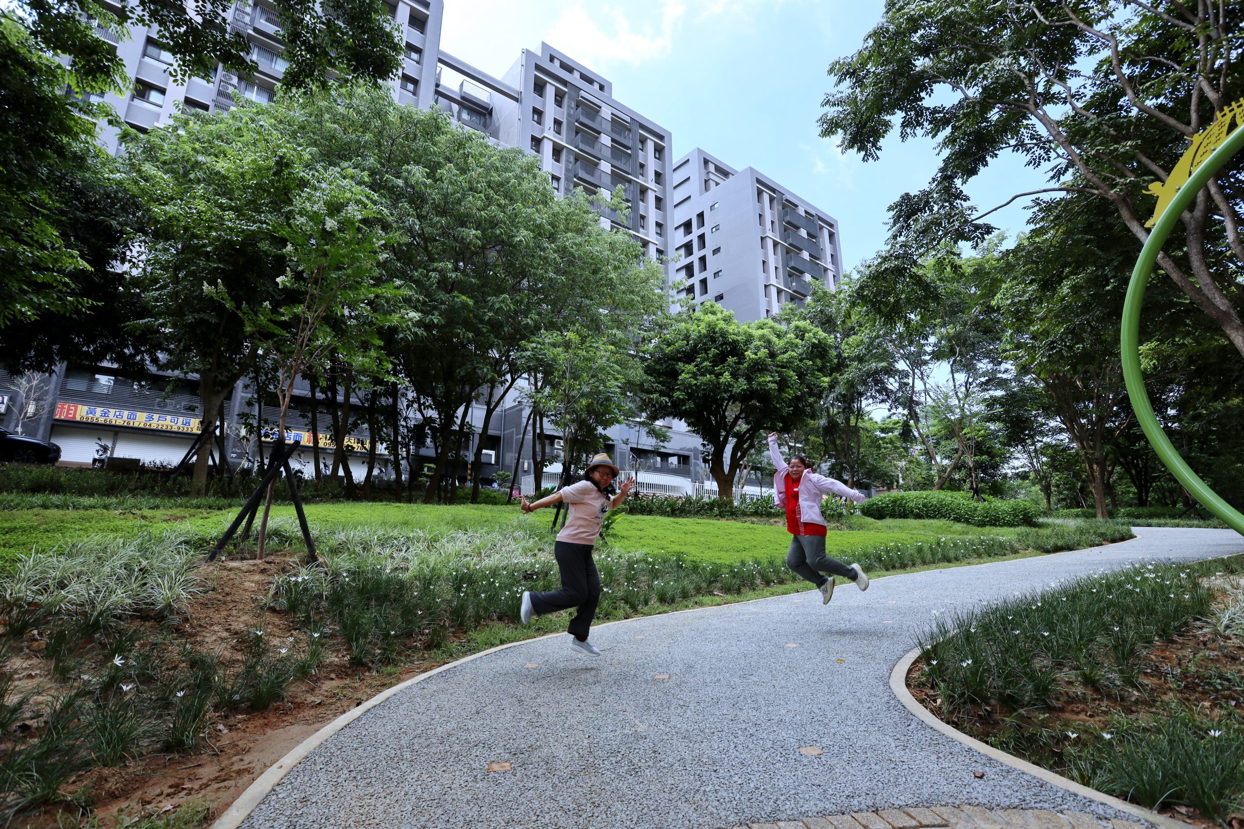中科公園綠帶與鄰里空間串接完工　打造友善休憩綠廊新環境