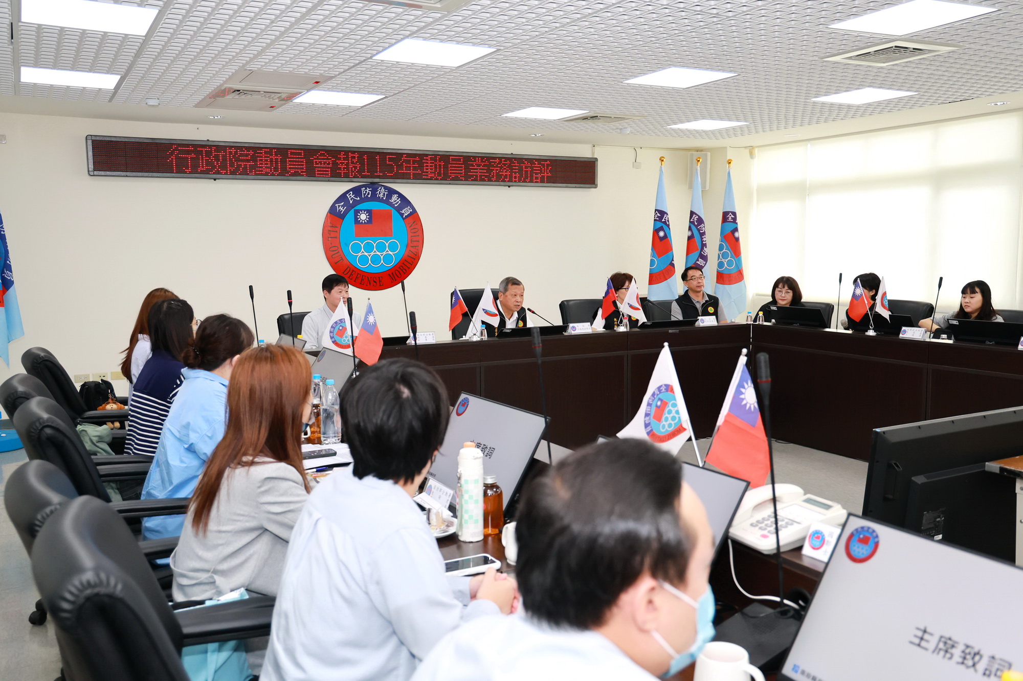 中央蒞縣訪評全民防衛動員業務　投縣府持續精進應變能量
