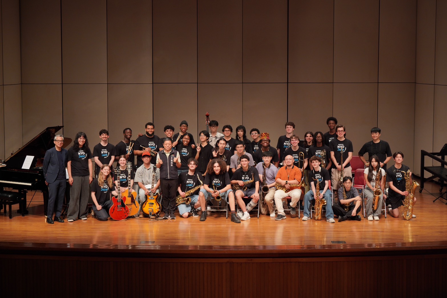 台美青年樂手同台共演！　跨國並肩彩排激盪爵士新火花 展現台中爵士人才培育成果