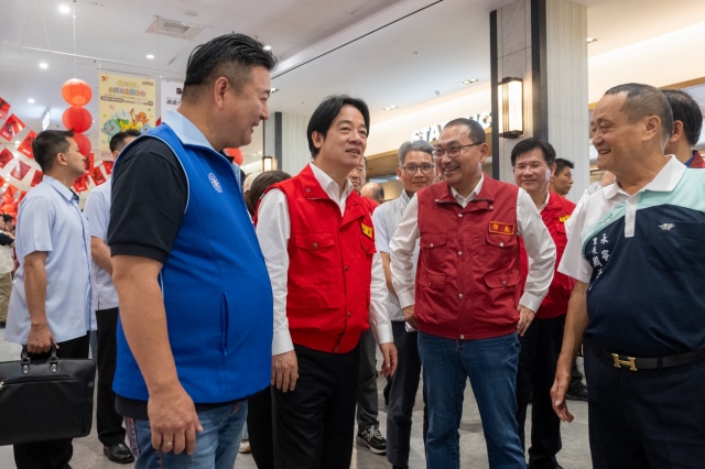 賴清德新北視察韌性演習　侯友宜認同做好準備