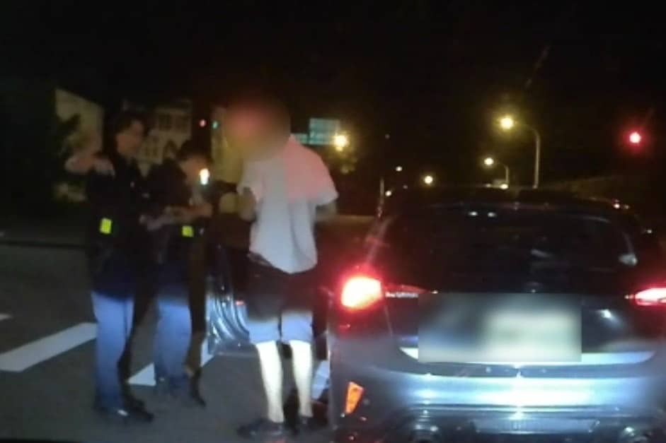 車燈故障上路　所長深夜巡邏鷹眼查獲毒駕