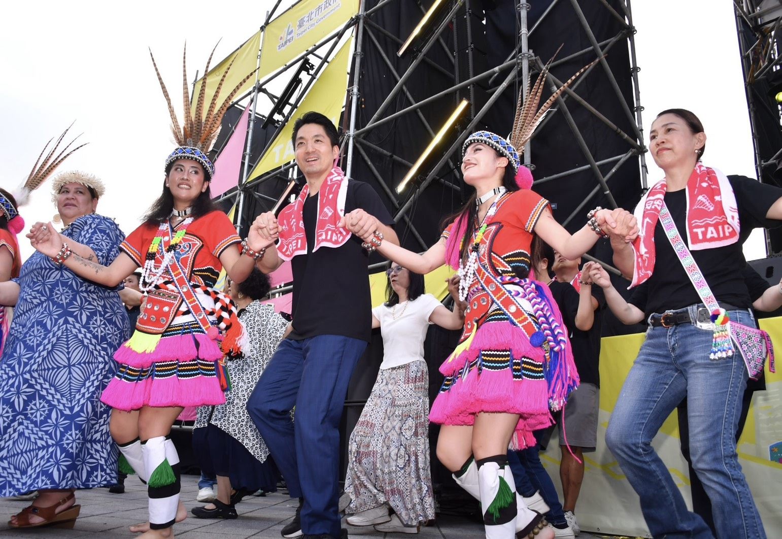 歡慶原住民族日　蔣萬安喊「TALOMA」讓族人在台北安心築夢