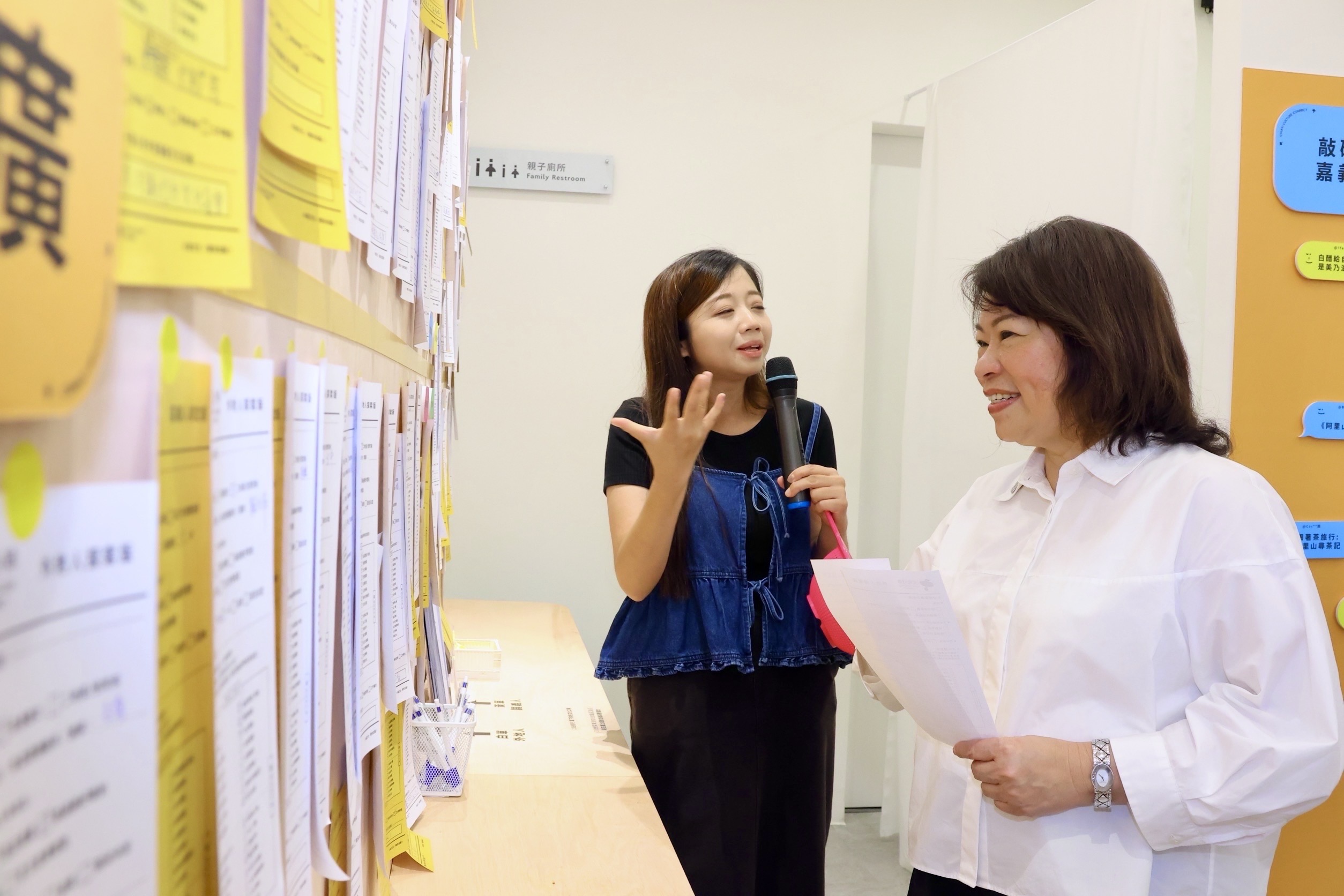 黃敏惠走訪「文化串燒店」成果展　27處文化基地串聯城市能量
