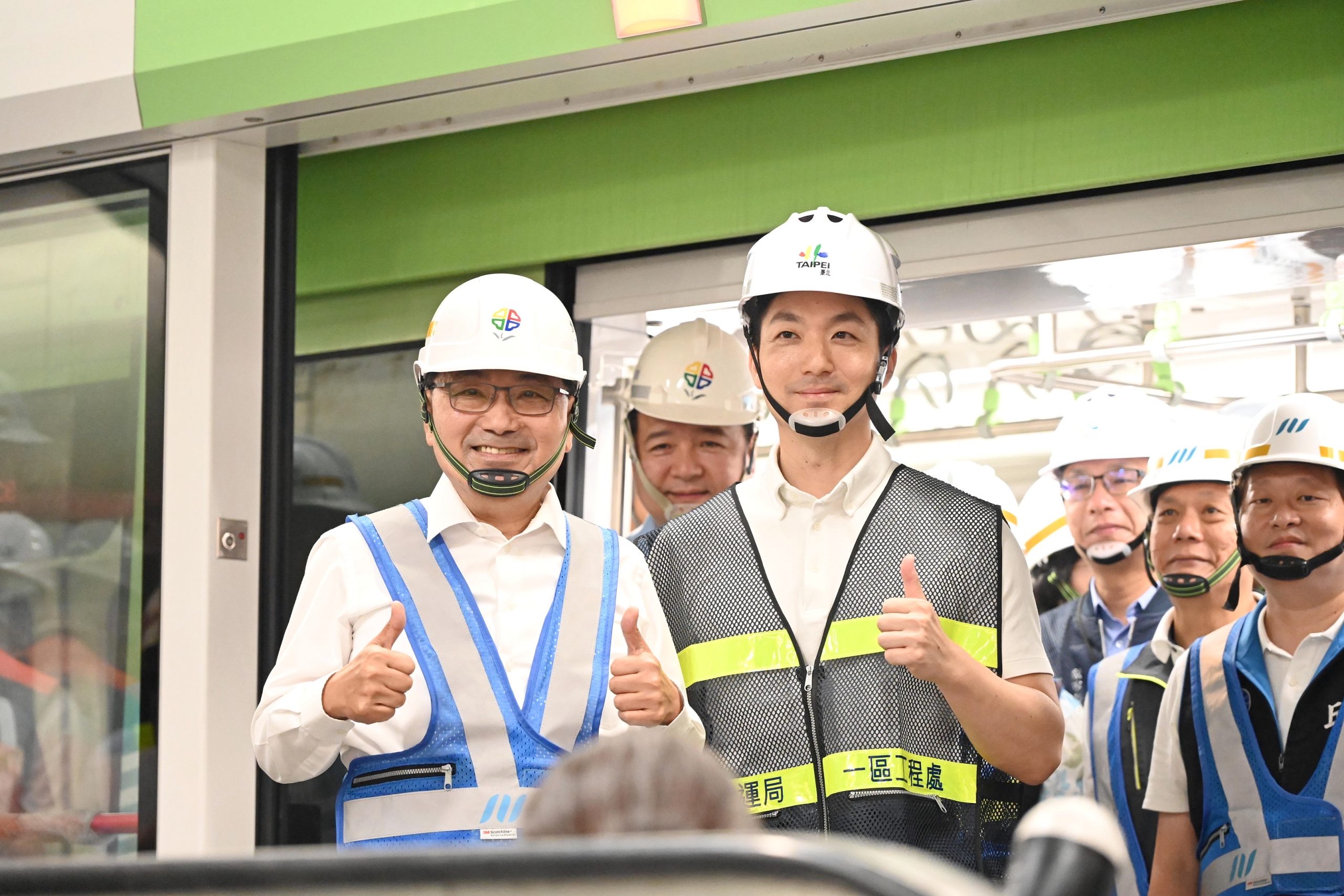 雙北合作里程碑　萬大中和線主線動態測試　侯友宜、蔣萬安攜手視察　目標2027年完工