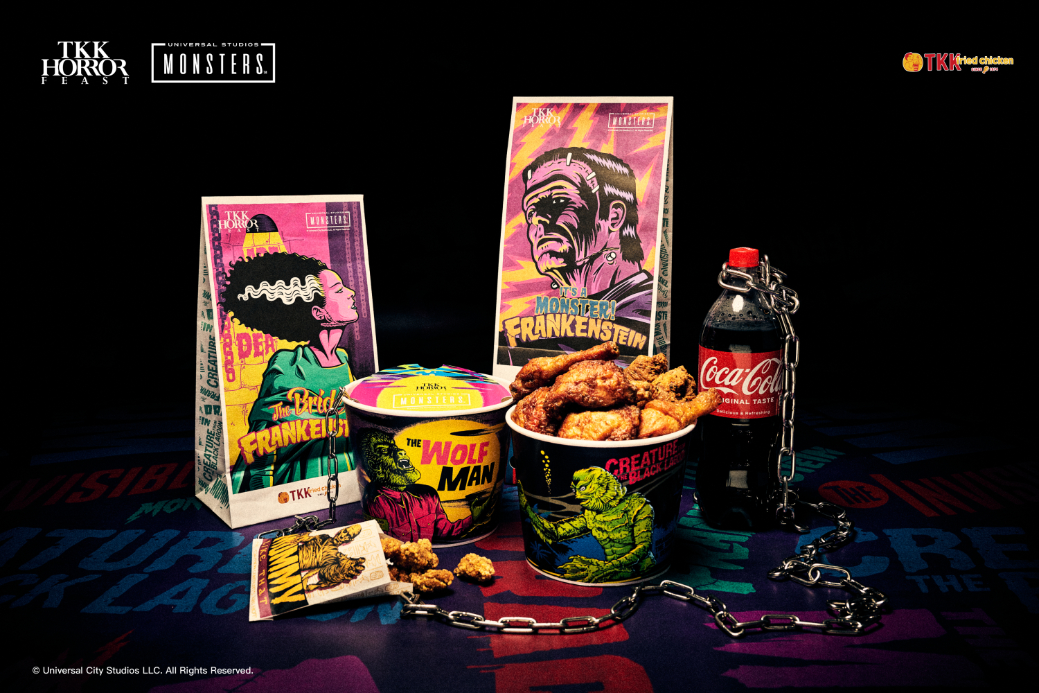 頂呱呱迎戰萬聖節！攜手環球影業打造「TKK HORROR FEAST」怪奇祭典
