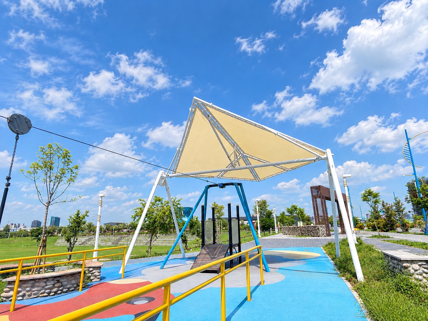 南屯樂田公園「降溫」有感！　中市府投入逾2,000萬元優化休憩空間 將增設特色陽光公廁