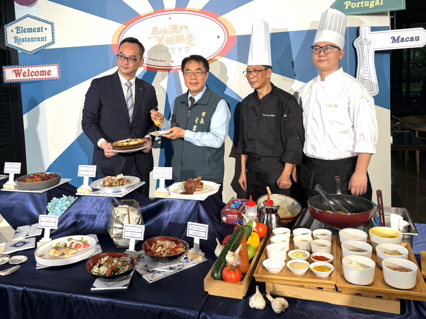 台南大員皇冠假日酒店攜手澳門皇冠假日酒店　 「尋味澳門・葡韻飄香」美食節登場