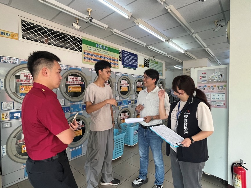 讓市民洗得安心！　中市強化自助洗衣安全　防護裝置設置家數成長逾5成