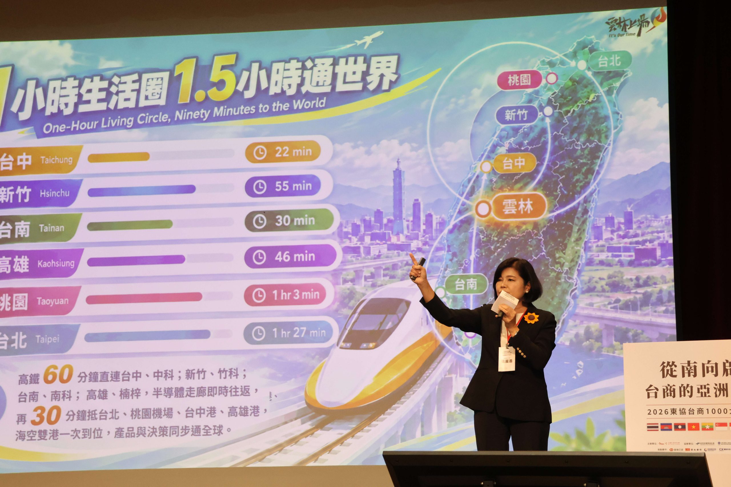 雲林招商破3000億轉型農工商科技城　投資雲林正是時候！ 張麗善縣長再赴東協台商論壇招商
