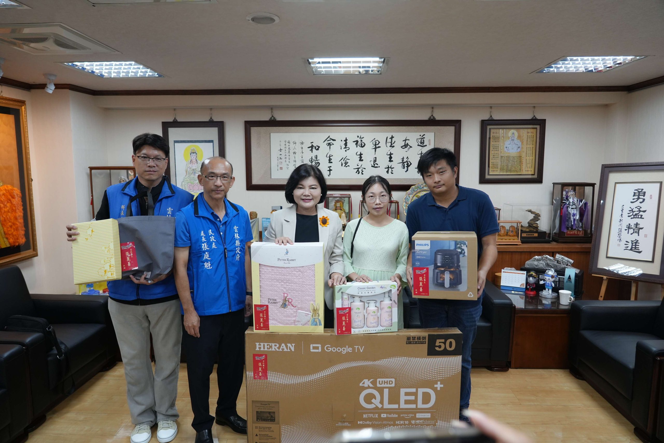 縣府單身聯誼牽紅線再添一對新人 張麗善縣長鼓勵「三胎最好」 縣府單身聯誼牽紅線再添一對新人 張麗善縣長鼓勵「三胎最好」