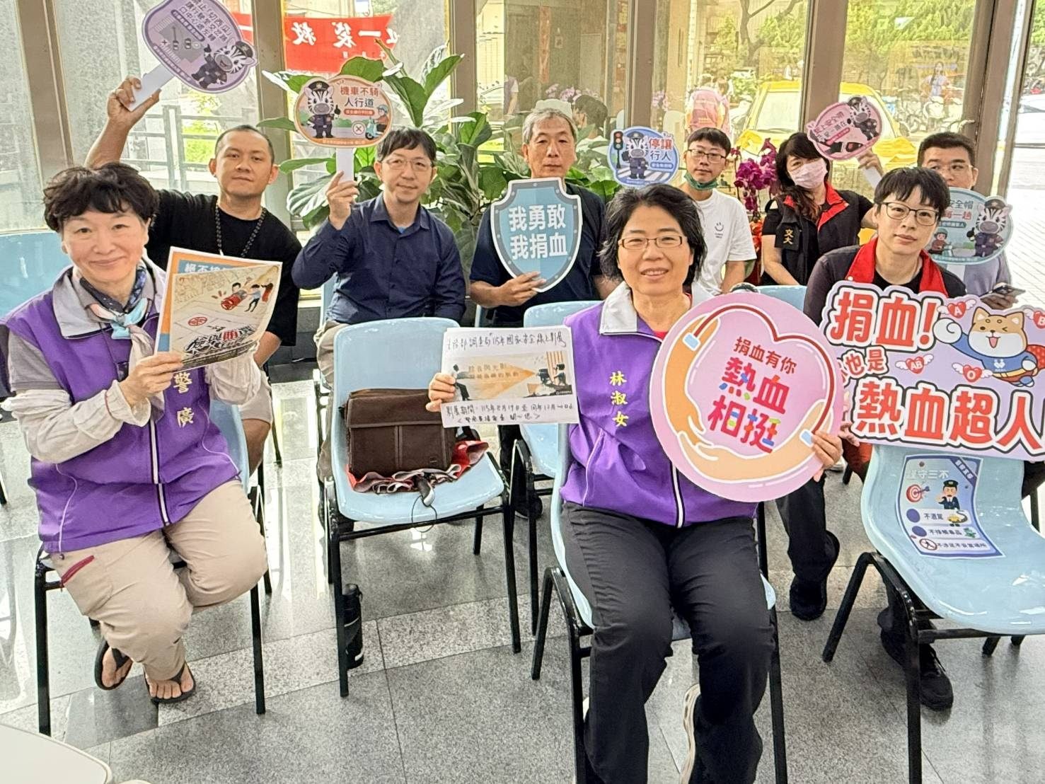 熱血傳愛做公益　北市警交大攜手警廣推交安
