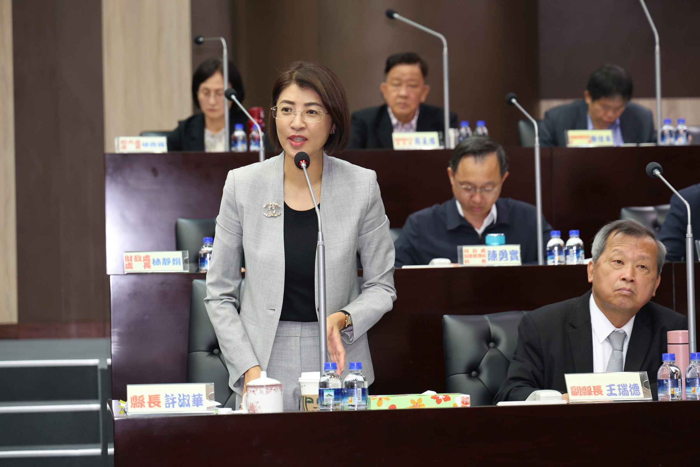 投市投86線延伸彰化爭取拓寬　許縣長：協力兩縣推動