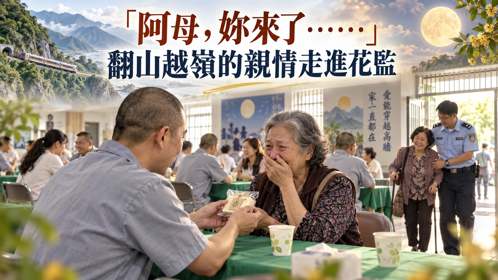 「阿母,妳來了……」翻山越嶺的親情走進花蓮監獄 一塊香皂看見「自我效能感(Self-Efficacy)」教化深度