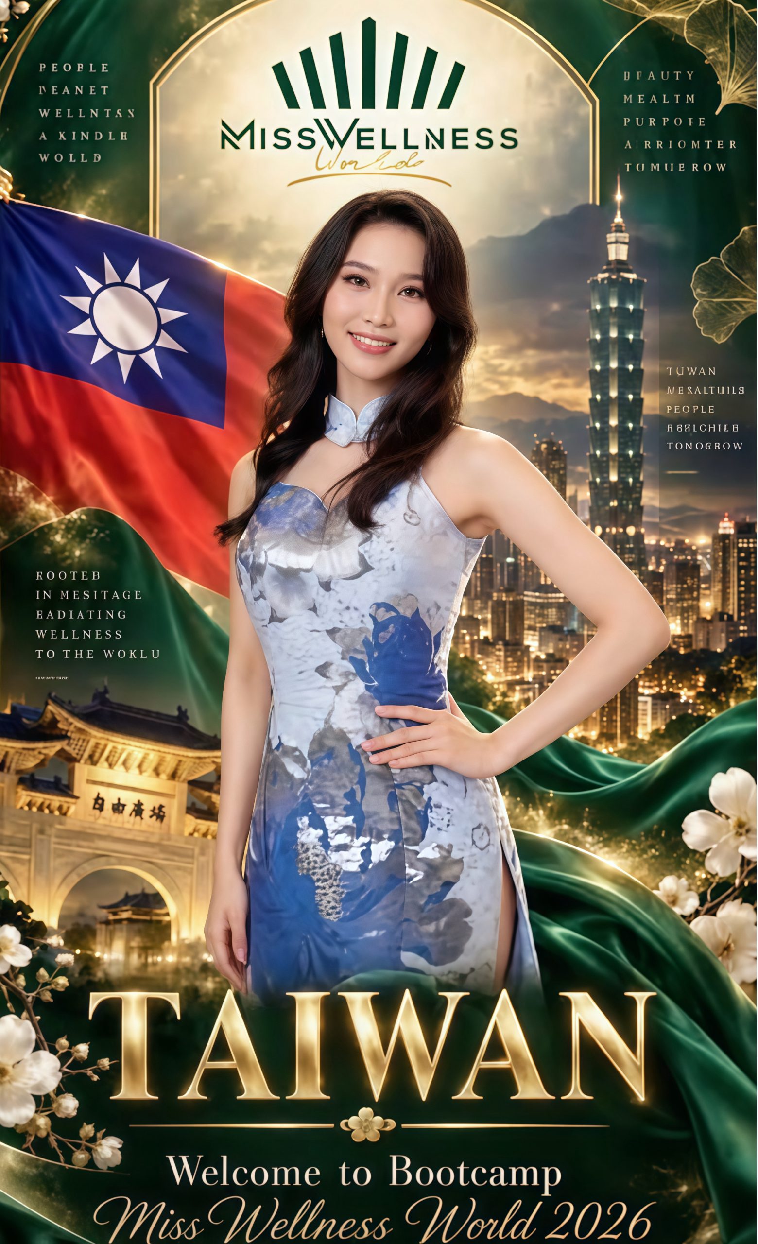 2026世界健康小姐選美群芳競逐　「最美研究生」陳姿羽散播台灣的美麗與善良