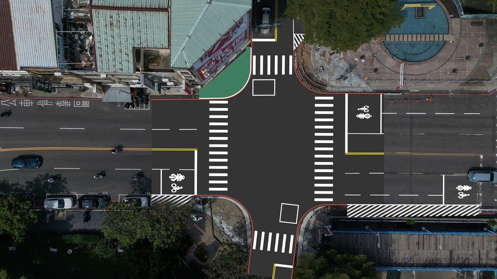 中市府投入5,800萬改善麻園頭溪水岸廊道　西區路段10/23夜間燙平