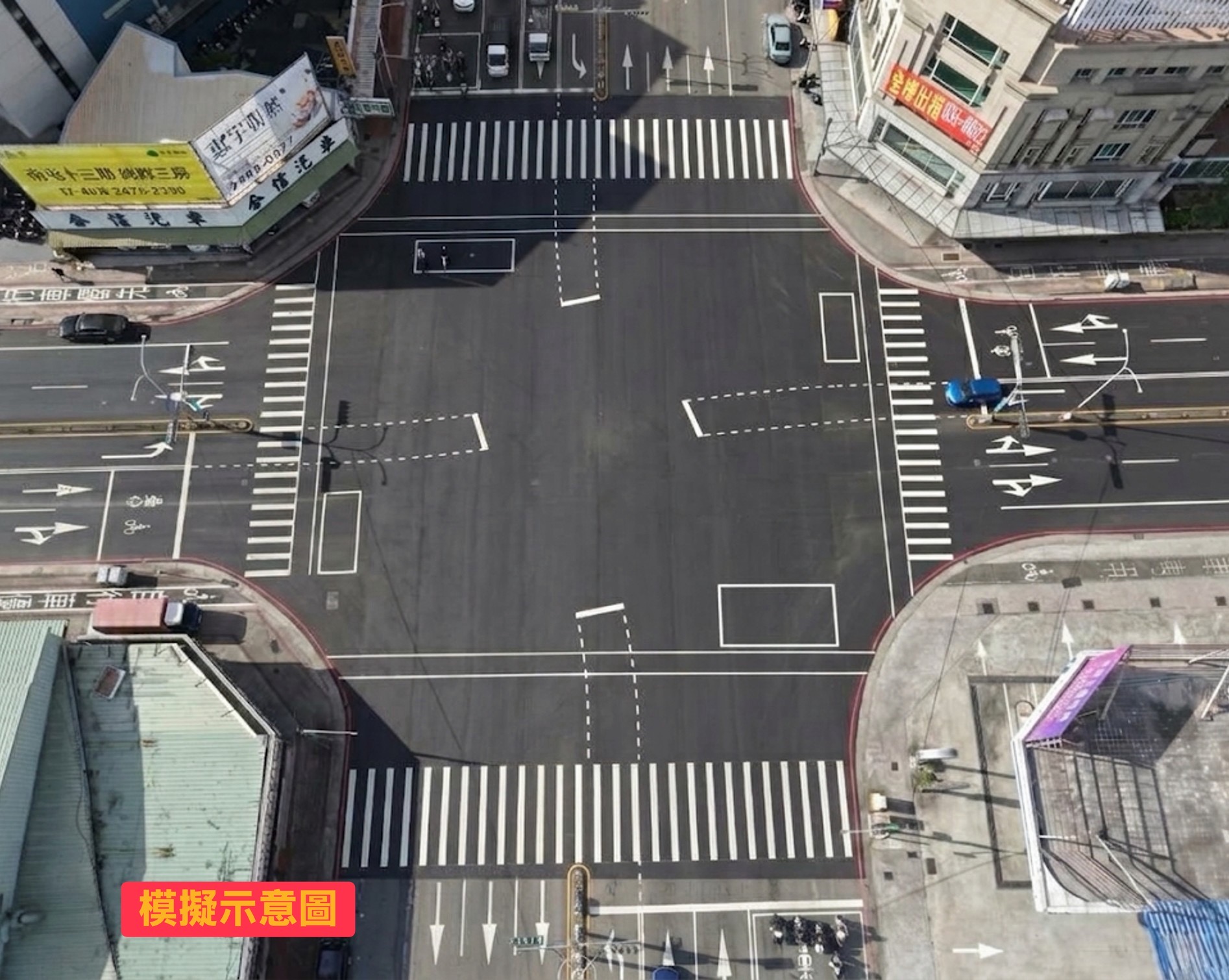 南區復興北路與文心南路口10/31夜間燙平　建設局籲用路人提前規劃路線