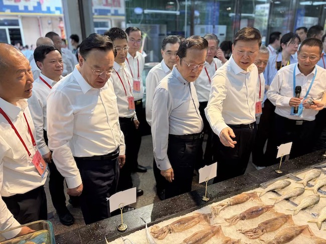 台灣漁產輸陸 張榮恭肯定兩岸交流合作成果 台灣漁產輸陸 張榮恭肯定兩岸交流合作成果