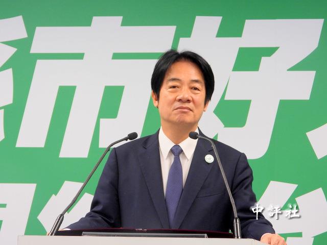選戰倒數 賴清德提醒選情不能過度樂觀 選戰倒數 賴清德提醒選情不能過度樂觀