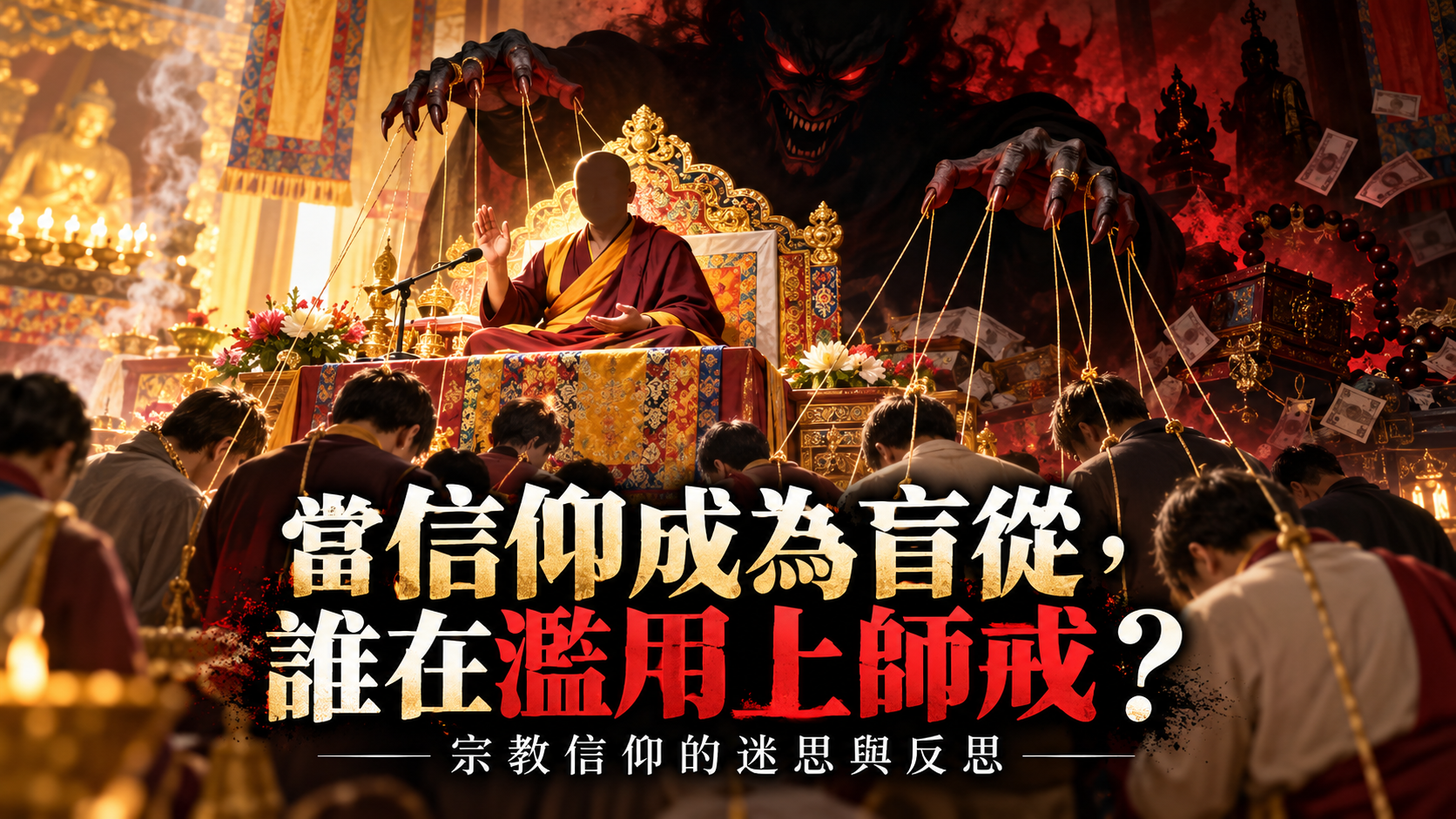當信仰成為盲從，誰在濫用上師戒？誰在操弄信眾？