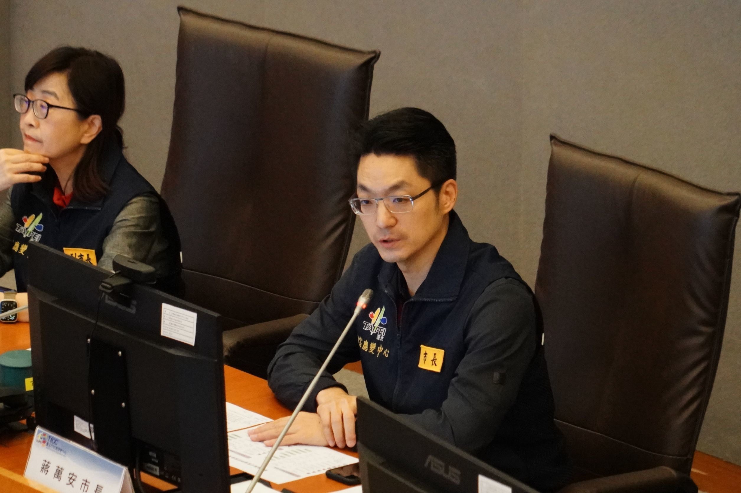 蔣萬安主持災後復原會報　拚週二正常上班上課