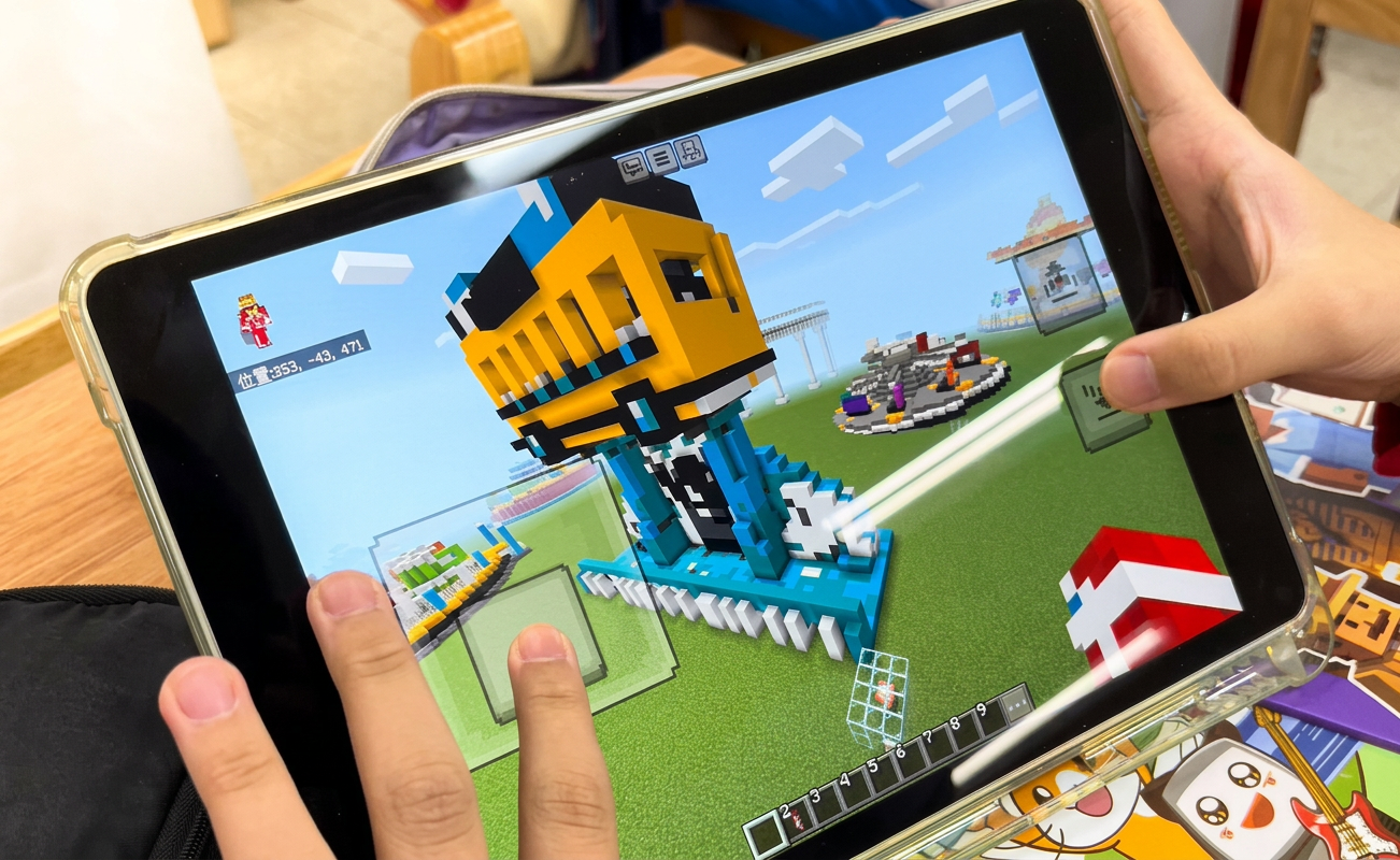 兒童新樂園Minecraft競賽　581件作品人氣票選開跑