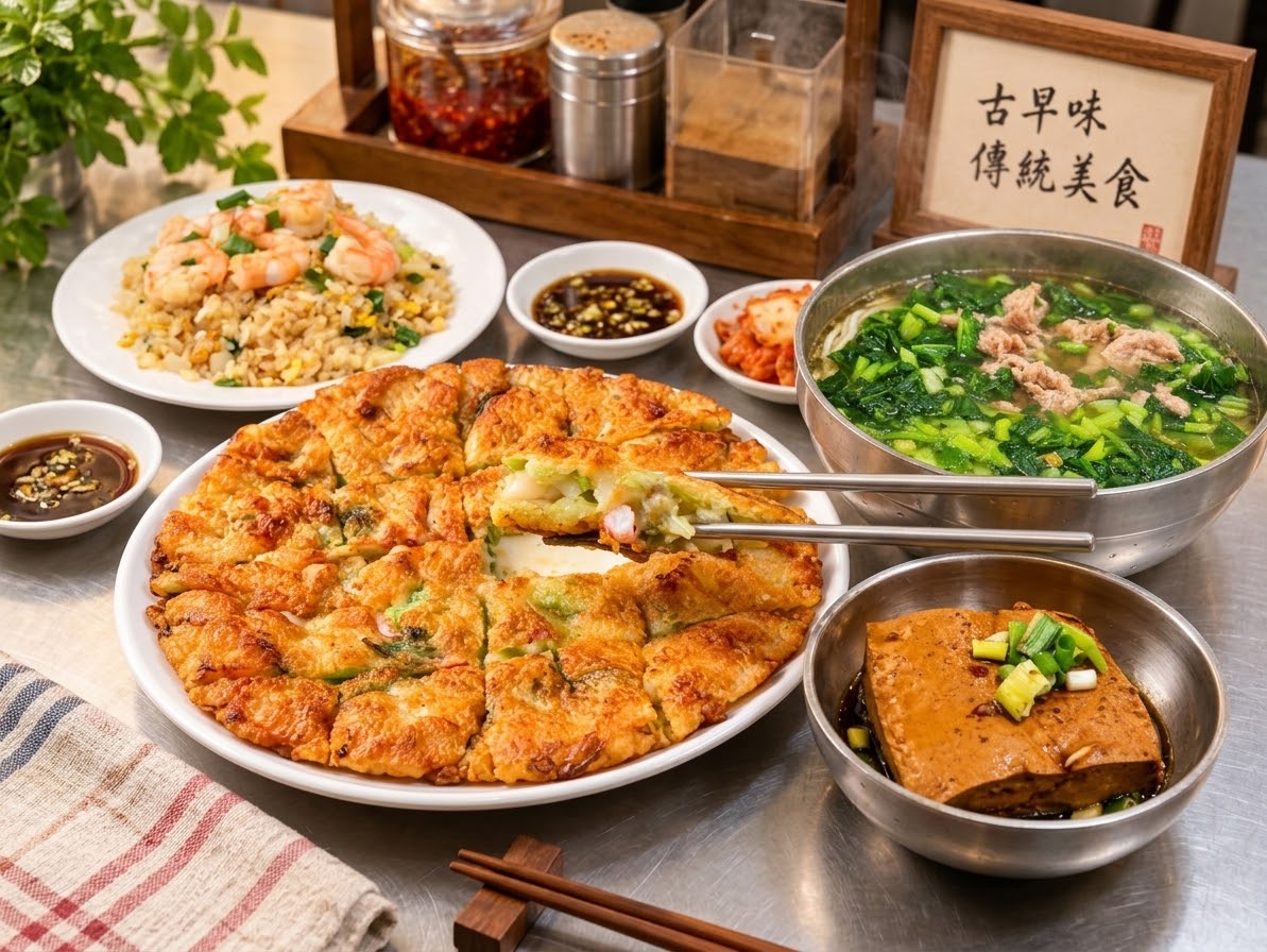 市場午餐藏驚喜！士東海鮮煎餅、士林鑊氣炒飯、興隆雪菜麵老饕必吃