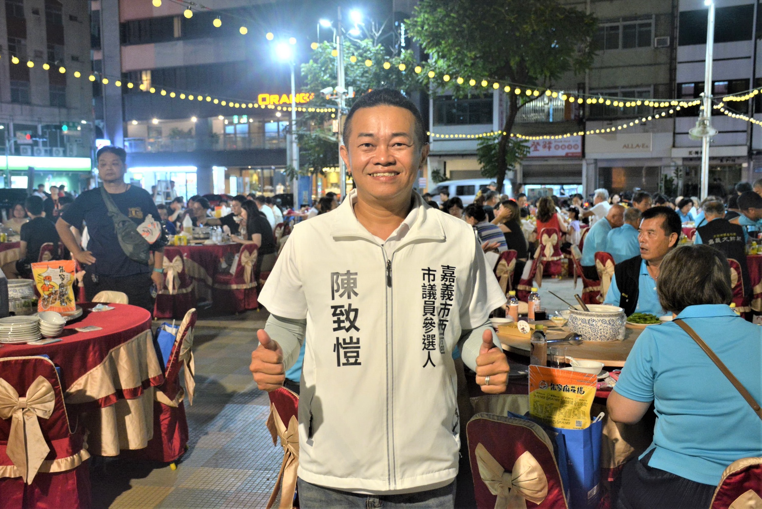 陳致愷挺「桃城嘉宴」　拋商圈文化政見：讓活動人潮變店家收益